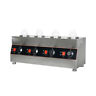 020288 110v Electric Sauce Warmer 4 Bottles Jam Heating Machine Hot Chocolate Cheese