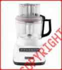 Kfp0922wh 320-watt 4-blade Kitchenaid Processor Exactslice System White 9-cup Food