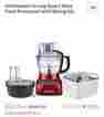Kfp1356er 883049381404 Kitchenaid New 13 Cup Exact Slice Food Processor W Dicing Kit Red Qvc Special