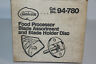 94-780 Sunbeam Food Processor Blade Set And Holder Disc Vista Le