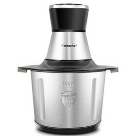 Amzchef 742025053103 Powerful Food Chopper Electric With S/s Bowl 12 Cup And 2 Speed Modes Electr