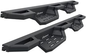 Ia-77271972 Aps Iarmor 6.5in Nerf Bars Drop Steps Square Tube Rocker Guards