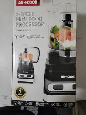 Mdsfp3213 Art Cook 2 Speed Mini Food Processor