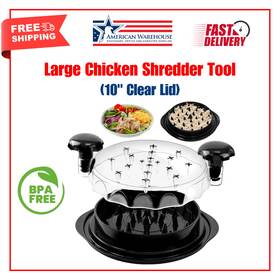 Chic145 Aukney Large Chicken Shredder Tool Twist Meat Shredding Grinder Handles Non-slip No Bpa