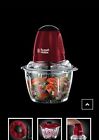 Bc-2400cmr Betty Crocker Heavy Duty Glass Chopping Bowl Red 722007324001