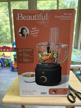 Yf-519 Beautiful By Drew Barrymore 10 Cup Food Processor Black