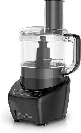 Black Decker 445009146114 3-in-1 Easy Assembly 8-cup Food Processor Stainless Steel S-blade