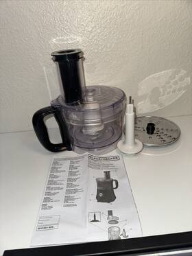 Fb1140bd Black Decker And 8 Cup Food Processor Extra Parts Model Number