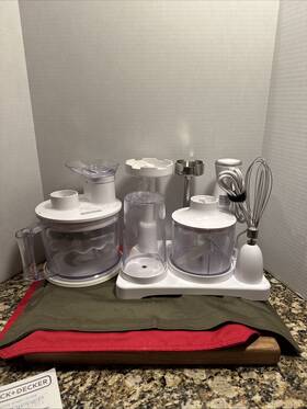 Hb5500w Black Decker Vtg Handiprep Express Complete Set Six Appliance System