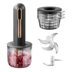 B-al0399 Bomansi Boms Electric Mini Food Processor 4-cup Portable Usb Small Garlic