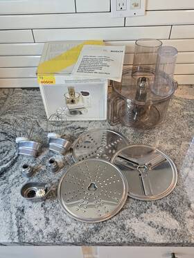 Uss-um3 Bosch Universal Um3 Mum6 Food Processor Slicer Grater Whisks Blades Work Bowl