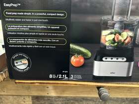 Fp3211si Braun Easy Prep 8cup/2.1l Food Processor