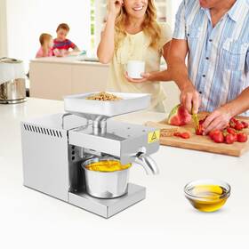 Driqv67wikn Brisunshine 610w Hot Cold Oil Press Machine 304 Ss For Peanut Soybean Rapeseed 110v