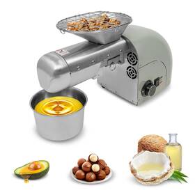 Luxj7hlgqkn Brisunshine 1800w Oil Press Machine Hot Cold Temp Control 95% Yield 110v