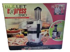 Bullet Express 898078001056 New Trio Blender Juicer Mixer Slicer Shredder Amazing Meal Machin