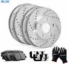 Cec.42116.02 Concepts Eline Series Front Rear Drilled And Slotted Brake Rotors