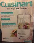 Cgc-4wpc Cuisinart Mini-prep Plus Food Processor
