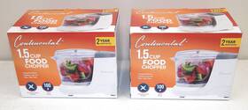 Continental Electric 765167168702 New 2- 1.5-cup Kitchen Mini Food Chopper Lot 100 Watts