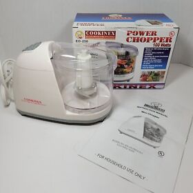 Ed-250 Cookinex Small Power Food Chopper Processor 1.5 Cup New In Box-tested