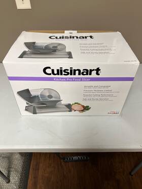 Fs-75 Cruisinart Kitchen Pro Deli Food Slicer 7.5 Inch Blade Brand New