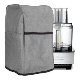 Crutello 840013417897 Food Processor Cover With Storage Pockets For Large Custom 11-14 Cup Processo