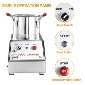 Fqs-05l-b Cuie 110v Commercial Electric Vegetable Chopper Cutter Maker Cutting Machine 950w