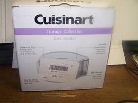 Cuisinart 086279004604 Disc Storage Holder / Stores Three 7 9 11 14 Cup Food Processor