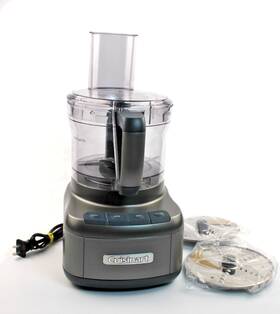 Cuisinart 086279170583 8 Cup Food Processor Gunmetal Grey Fp8 With Extra Blades Gently Used