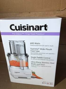 Cuisinart 086279170606 Pro Classic 7-cup Food Processor 600 Watts New