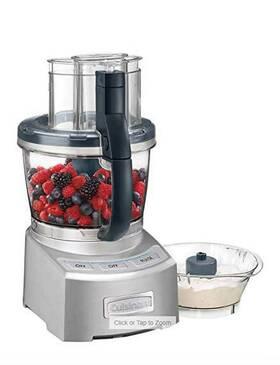 Cfp-24dcnpc Cuisinart 086279234766 Elite Collection 12-cup Die Cast Food Processor With Stain