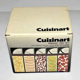 11dlc-8 Cuisinart Primary 9 Disc Set For Food Processor And Dlc-10 Series Open Box