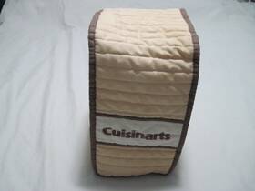 Rn-54777 Cuisinart 54777 Vtg Food Processor Quilted Fabric Cover 7 X 10.5 14