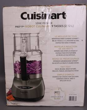 Cfp-9gmpcc Cuisinart Prep 9 Cup Premier Series Food Processor With Brushed Stainless Finish