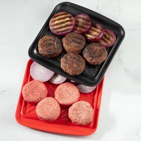 Cpk-180 Cuisinart 2 Grilling Prep And Serve Trays 10.5 X Inch Small Bbq Tray New