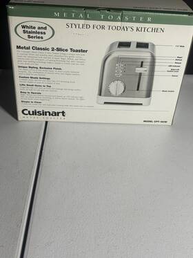 2-slice Cuisinart Cpt-160 Metal Classic Toaster Brushed Stainless