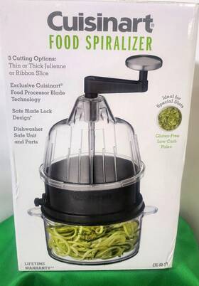 Ctg-00-spi-320 Cuisinart Food Spiralizer-great For Veg. And Fruit Salads French Fries Etc. New