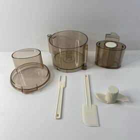 Dlc-8e Cuisinart Dcl-8e Food Processor Lid Chute Pusher Work Bowl And More