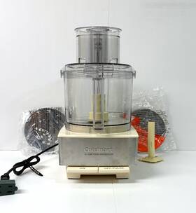 Dfp-14crm Cuisinart 14 Cup Food Processor Lot Base Bowl Lid Chopper Shredder Slicer