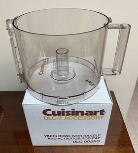 Dlc-005ag Cuisinart New In Box Food Processor Dlc7 Work Bowl Handle Clear