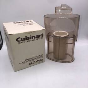 Dlc-018a Cuisinart Vtg Dlc-7 Dlc-8 Expanded Feed Tube Large Pusher And Sleeve