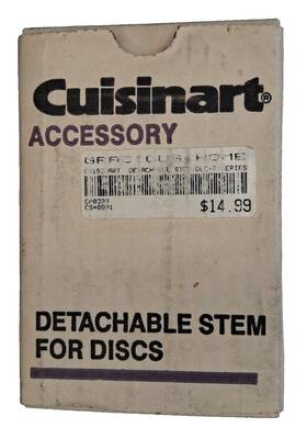 Dlc-039a Cuisinart Accessory Detachable Stem Fits All Dlc-7 Discs