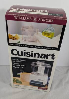 Dlc-1eb Cuisinart Mini-prep Processor - White Model Williams Sonoma Exclusive