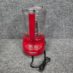 Dlc-4rd Cuisinart Mini-prep Plus 4-cup Food Processor Red Never Used