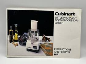 Dlc-581 Cuisinart Cusinart Little Pro Plus Instruction And Recipe Book Only Replacement