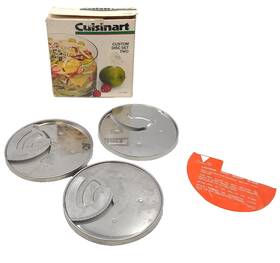 Dlc-882 Cuisinart Food Processor 3 Disc Set For Dlc-8/10 Series 846 842 844tx