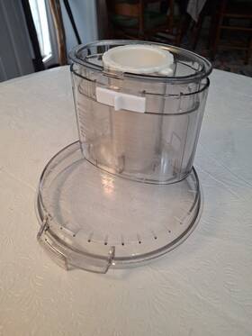 Dlc018bgxt Cuisinart Deluxe/custom 11 Food Processor Lid Chute And Pusher Clear No Etching