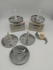 Dlc-030 Cuisinart Food Processor Dlc-7 Accessories Lot Slicing Discs Of 6