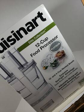 Fp-12bcqvc Cuisinart Elite Collection 12 Cup Food Processor / 2 Nesting Bowls