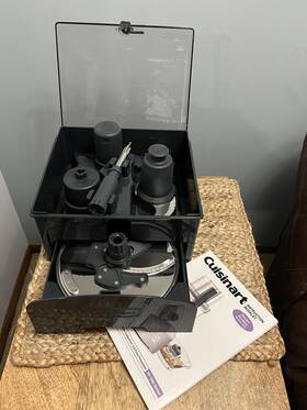 Fp-16n Cuisinart Elite 16 Cup Food Processor Accessories With Box Recipe Booklet