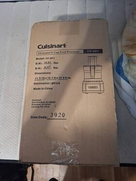 Cuisinart Fp-8pi Elemental 8 Cup Food Processor -